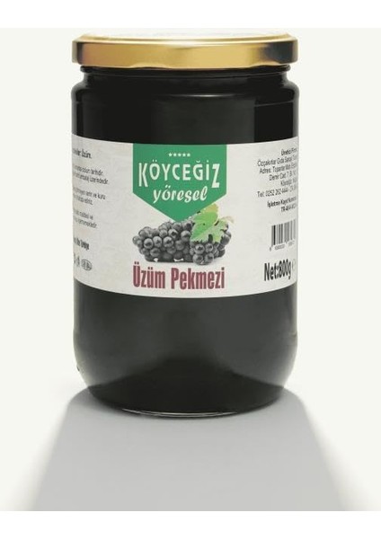 Yöresel Üzüm Pekmezi 800 G Cam Kavanoz