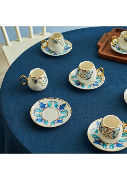 Efsun 6 Kişilik Kahve Fincan Takımı 90 ml fiyatları