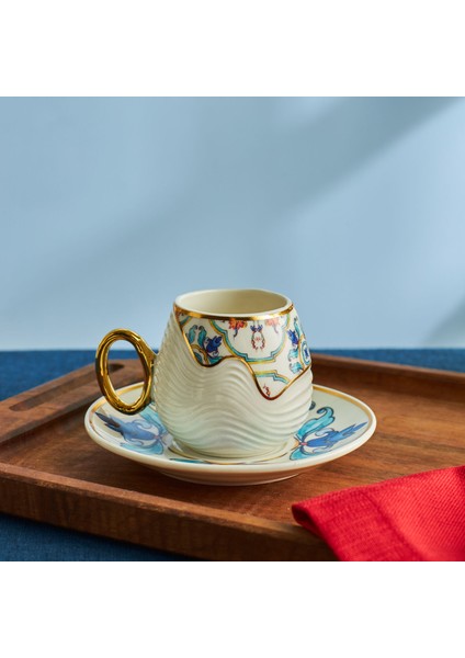 Efsun 6 Kişilik Kahve Fincan Takımı 90 ml fırsatları