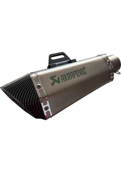 Akrapovic Tri Oval Egzoz Gümüş