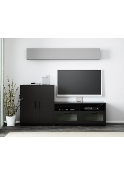 Tv Ünitesi, Siyah, 200X41X95 cm fiyatları