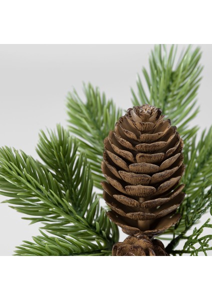 Yapay Bitki, Yeşil-Kahverengi, 15 Cm, Çam, Iç-Dış Mekan fiyatları