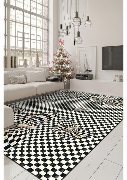 Desenlerin Içinde Kaybolan Güzellik: Optik Illüzyon Halısı Kaymaz Taban fiyatları