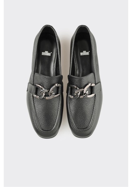 Siyah Deri Kadın Günlük Ayakkabı fırsatları