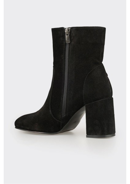 Siyah Deri Kadın Klasik Bot modelleri