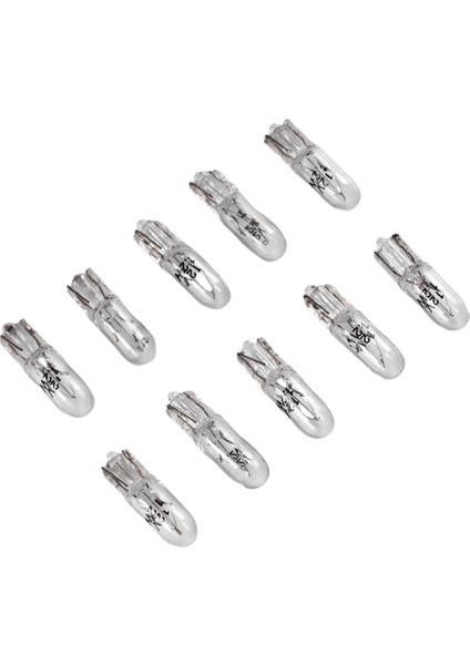 10PCS T5 17 86 206 286 Halojen Ampul Araç Gösterge Paneli Lamba Otomatik Gösterge Tablosu Lamba 1 2W 12V Işık Kaynak Sıcak Beyaz (Yurt Dışından) modelleri