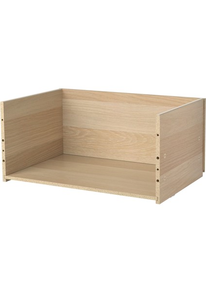 Çekmece iskeleti, ağartılmış meşe görünümlü, 60x25x40 cm