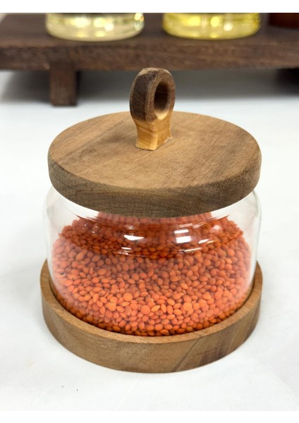 Nora 750 Ml Akasya Kapak Ve Standlı Kavanoz fiyatları