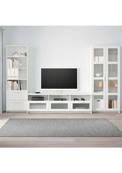 Tv ünitesi, beyaz, 320x41x190 cm fiyatları