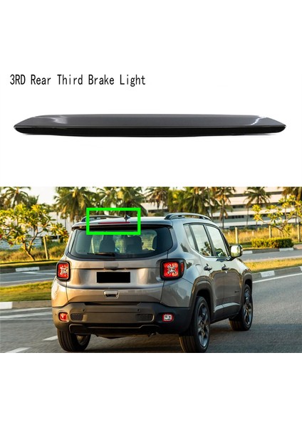 Jeep Renegade 2015-2020 68247167AA Için Yüksek Montaj Arka Stop Lambası 3 Üçüncü Fren Işığı (Yurt Dışından) fırsatları