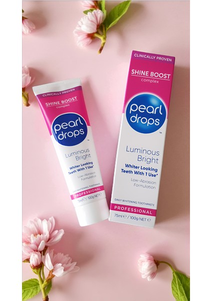 Luminous Bright -Dişlerin anında daha ışıltılı parlak olmasını sağlayan beyazlatıcı diş macunu 75 ml modelleri