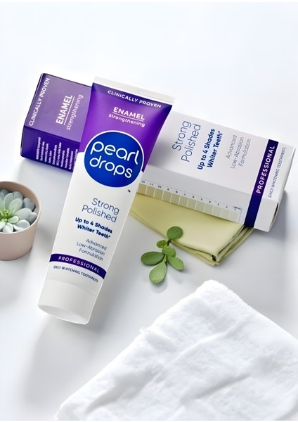 Strong-Diş Minesini Güçlendiren, Parlatıcı, Leke Çıkaran Beyazlatıcı Diş Macunu 75ml modelleri