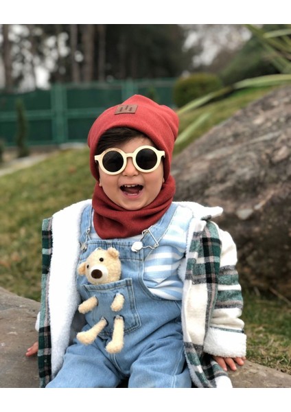 Çocuk Kaşkorse Bere Boyunlukk