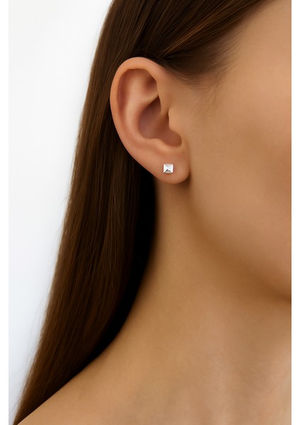 Piramit Gümüş Küpe fiyatları