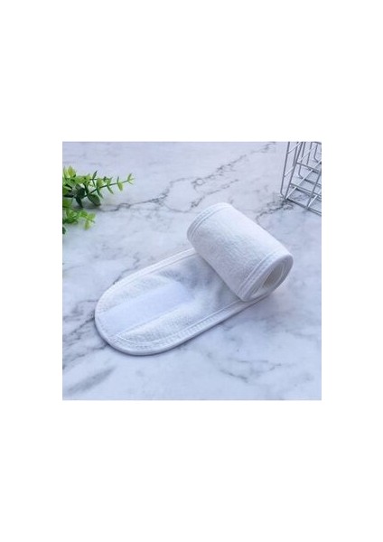 Kadınlar İçin Tekstil Havlu Cırt Bantlı Sporcu Makyaj Bandı Düz Renkli Saç Bandı fiyatları