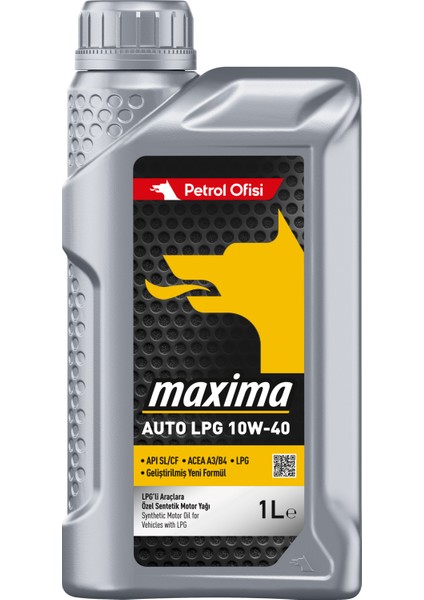 Maxima Auto Lpg 10W-40 1 L Motor Yağı