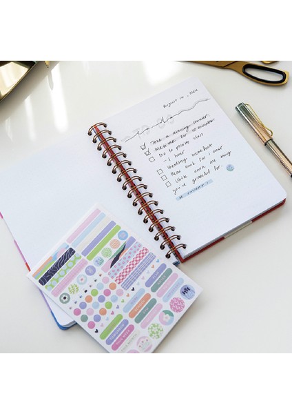A5 Spiralli Sert Kapak Lastikli Noktalı Not Defteri Ayıcık modelleri