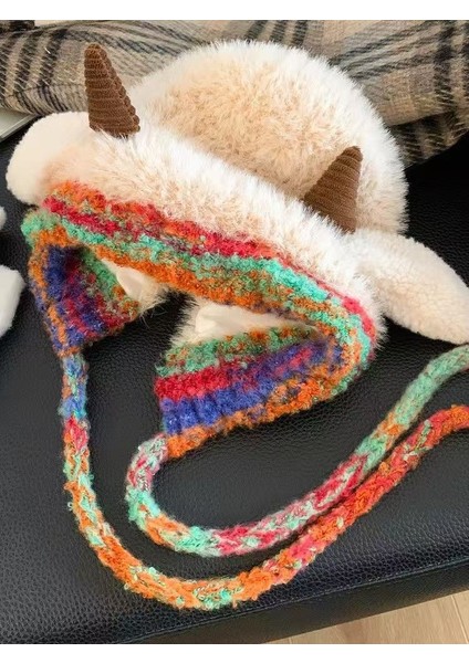 Isıtmalı, Triko, Sevimli Küçük Yün Kulak Koruyucu Şapka (Yurt Dışından) fiyatları