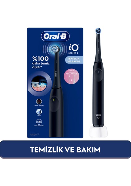 iO 2 Şarjlı Diş Fırçası – Gece Siyahı