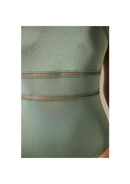 Sura Yeşil Kadın Mayo