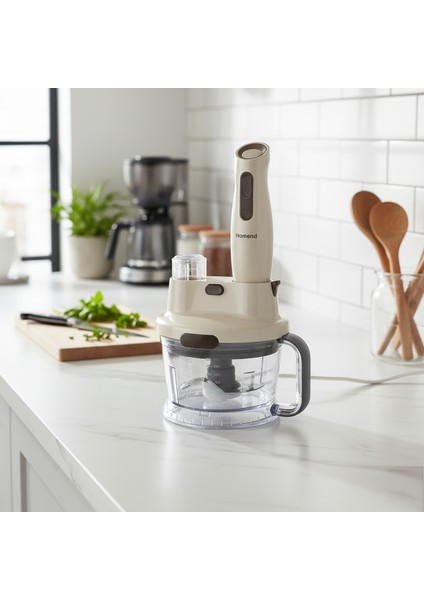 Vintage Functional 2834H Mutfak Robotu 1000W 1,5 Lt Paslanmaz Çelik Gövdeli Çok Fonksiyonlu