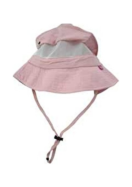 Kitti 4-8 Yaş Bağcıklı Nefes Alabilir Yazlık Fötr Şapka Beyaz Renkli