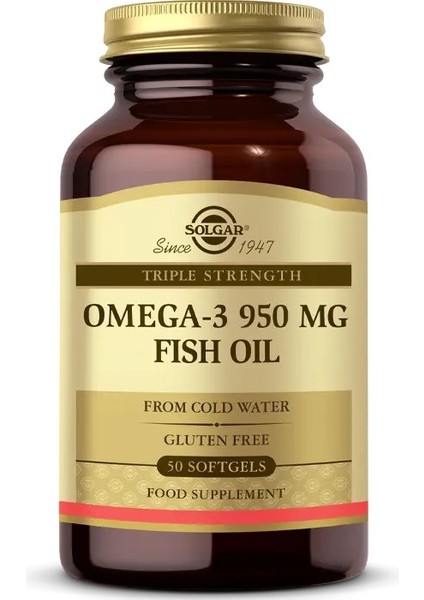 Omega 3 950 Mg 50 Kapsül Balık Yağı fiyatları