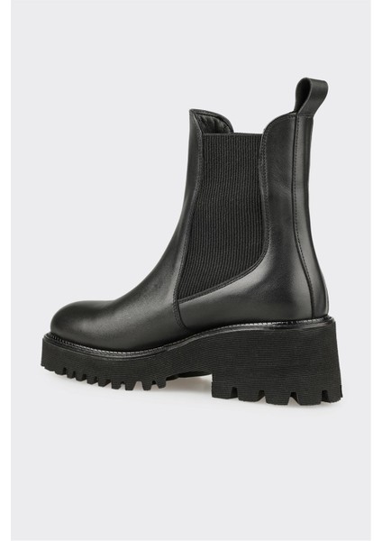 Siyah Deri Kadın Günlük Bot modelleri