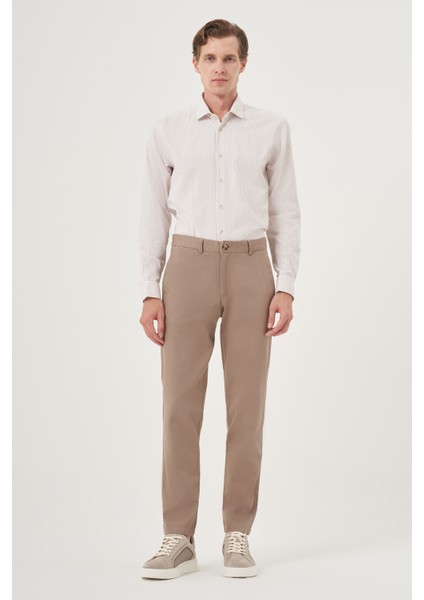 Erkek Vizon Yazlık Pamuk Yan Cep Slim Fit Chino Pantolon fiyatları