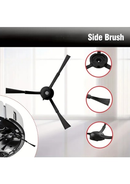 Xiaomi Vacuum Mop 2 Pro (MJST1SHW)VACUUM Mop 2 Lite (Mjstl) Yan Fırça Yedek Seti-2 Adet