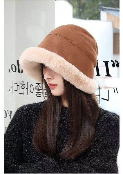 Peluş Kulak Koruyuculu, Başlığı Isıtmalı, Yün Katmanlı, Kalın ve Sevimli Yığın Şapka (Yurt Dışından) fırsatları