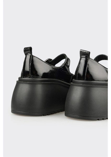 Siyah Deri Kadın Topuklu Ayakkabı indirimleri