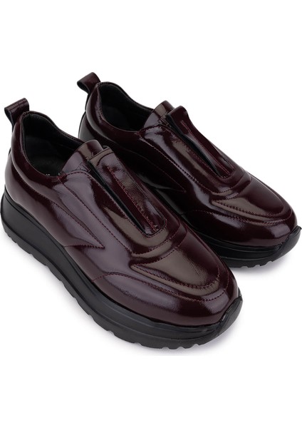 Kadın Hakiki Deri Bordo Sneakers & Spor Ayakkabı 1107 521 Bn Ayk SK25-26 Bordo Rugan fiyatları