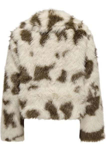 Jamie Kadın Suni Kürk Ceket – Yumuşak Peluş Mont – Kışlık Dış Giyim fiyatları