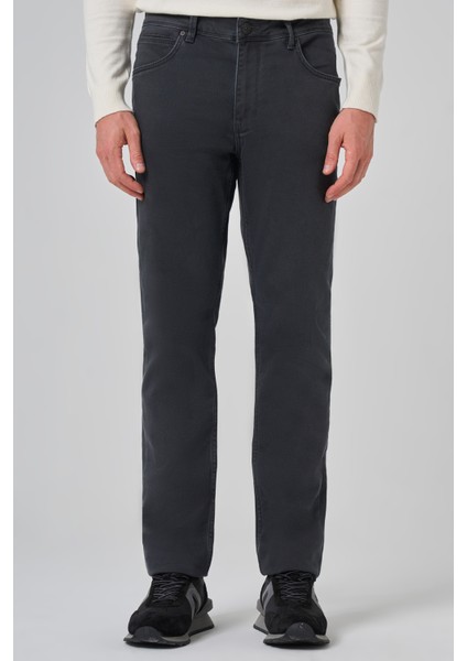 Erkek Füme Denim 5 Cep Dynamic Fit Jean Kot Pantolon
