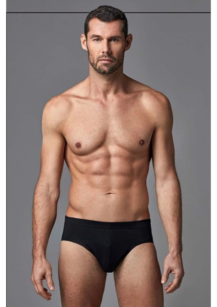 1191 Erkek 2'li %100 Pamuk Slip Külot-Siyah indirimleri