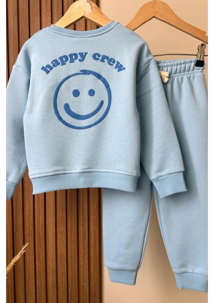 Erkek Çocuk Baskılı 3 Iplik Pamuklu Kumaş Alt Üst Takım modelleri