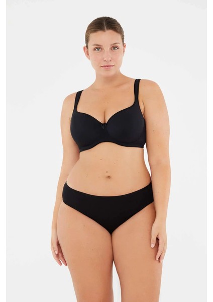 5104KC Kadın 5'li Yüksek Bel Slip Külot-Siyah&beyaz&ten fiyatları