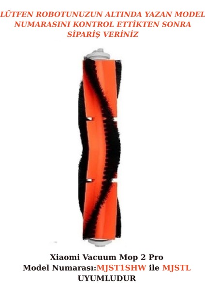 Xiaomi Vacuum Mop 2 Pro (MJST1SHW)VACUUM Mop 2 Lite (Mjstl) Ana Fırça Yedek Seti-1 Adet