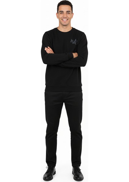 Erkek Sweatshirt Regular Fit Pamuklu Kumaş Iki Iplik Logolu OPES26AMRMOD16 fiyatları