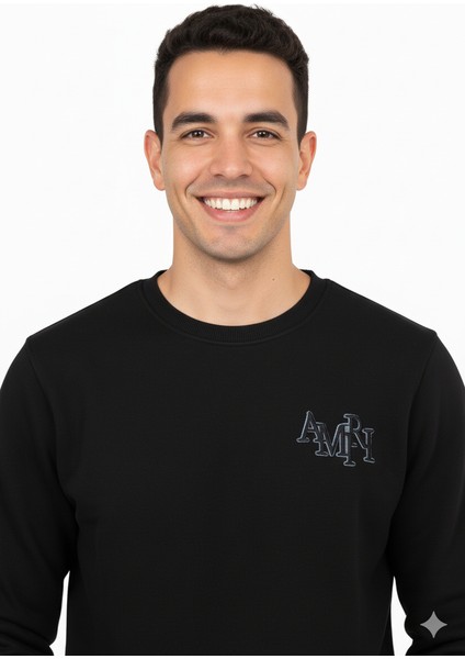 Erkek Sweatshirt Regular Fit Pamuklu Kumaş Iki Iplik Logolu OPES26AMRMOD16 modelleri