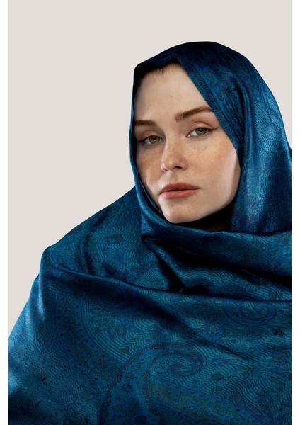 Mare Lacivert Ipek Şal fiyatları