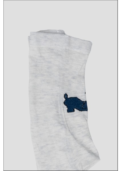 3 Adet Sevimli Köpekçik Desenli Pamuklu Erkek Çocuk ve Bebek Külotlu Çorabı modelleri