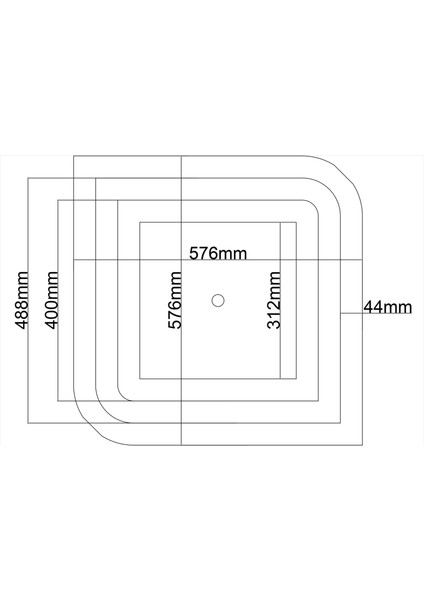 Lamba Tavan Göbeği DÜZ-4K-MODEL-KARE-EGRI-56CM-2 modelleri