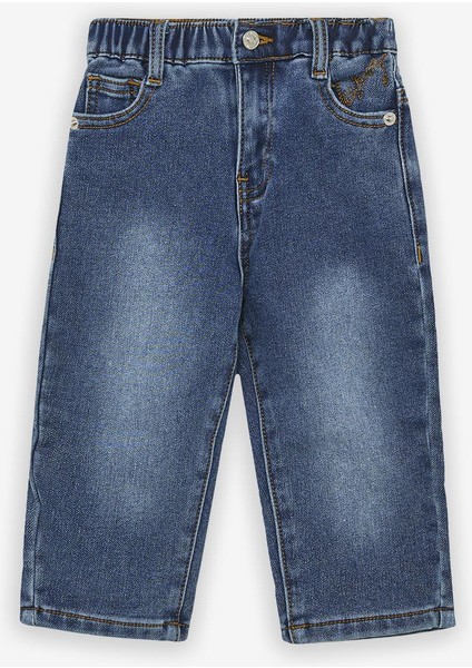 Bg Store Kız Bebek Mavi Pantolon