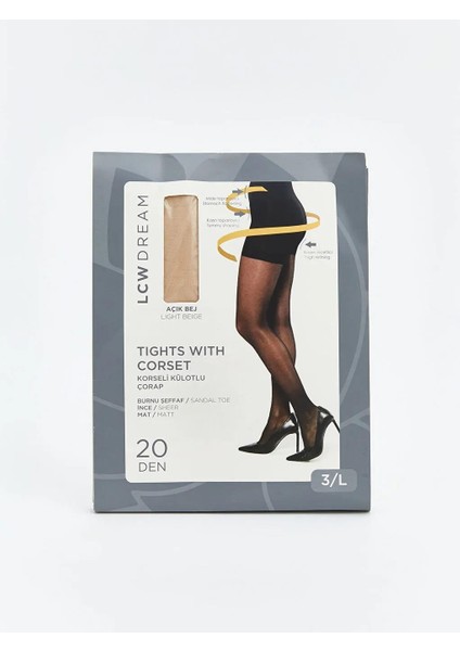 20 Denye Kadın Külotlu Çorap (W5)