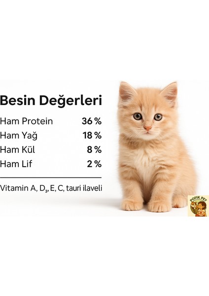 Plus Tavuklu Yavru Kedi Maması 1 kg x 2 (2 Kilo) 2 Li Fırsat Paketi fırsatları