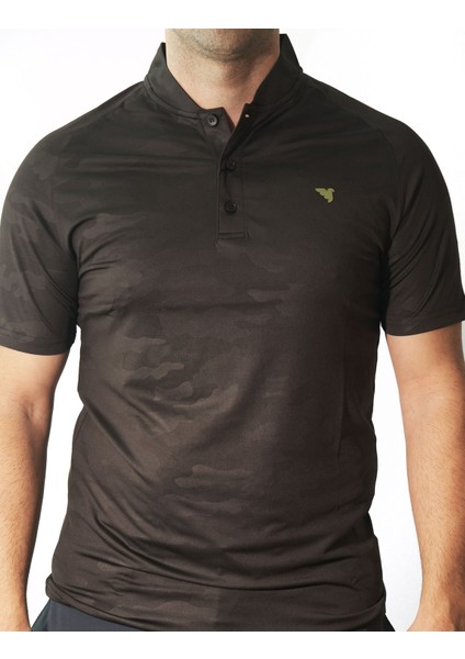 Golf Tx Camo Bomber T-Shirt P020210316 Siyah