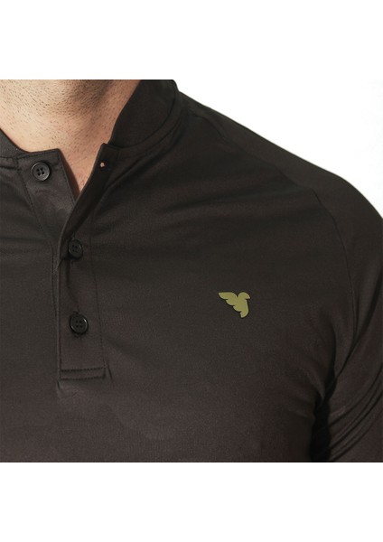 Golf Tx Camo Bomber T-Shirt P020210316 Siyah fırsatları