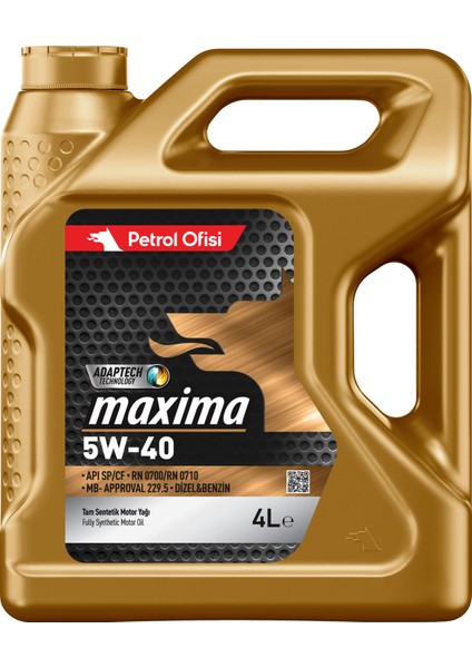 Maxima 5W-40 4 Litre Motor Yağı